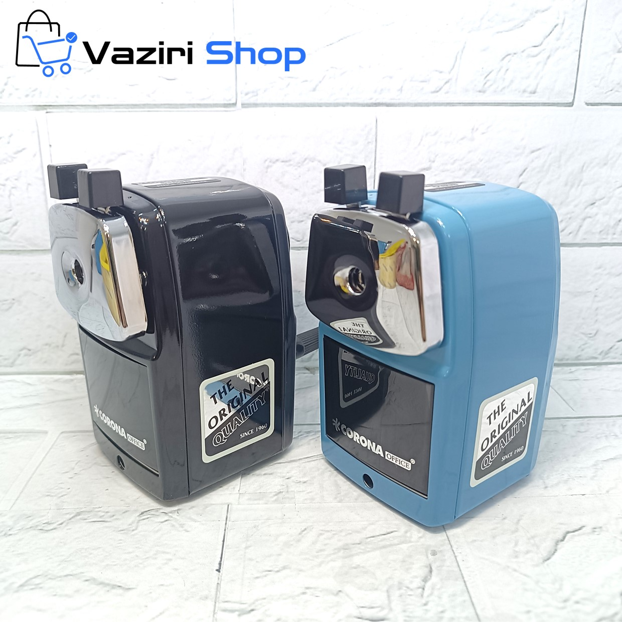 تراش رومیزی برند اصلی کرونا تیغه فلزی کیفیت عالی