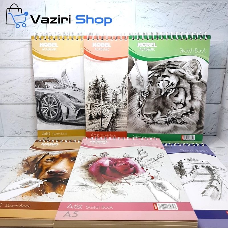 دفتر طراحی ، نقاشی نوبل سایز A5