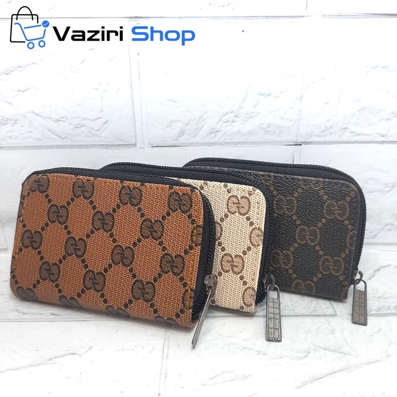 کیف کارت ، جاکارتی زیپ دار چرمی