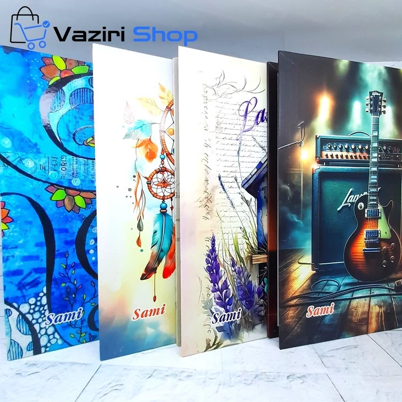کلاسور 26 حلقه جلد مقوایی فشرده اعلاء (گیره فلزی)