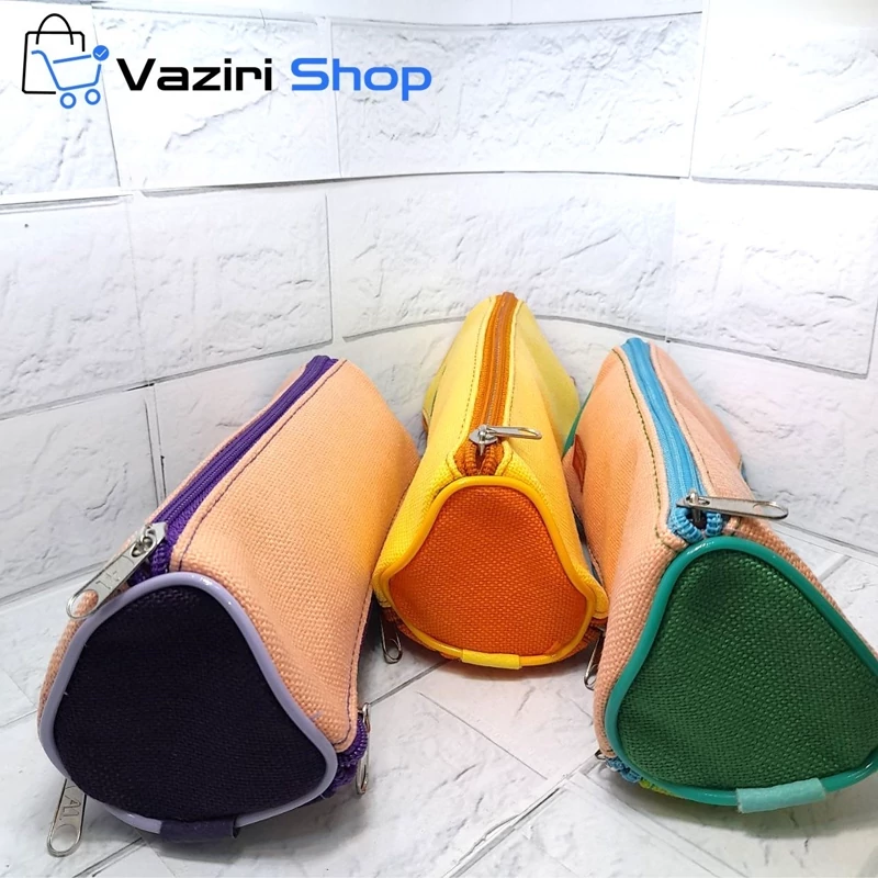 جامدادی برزنتی 3 زیپ مثلثی عرفان