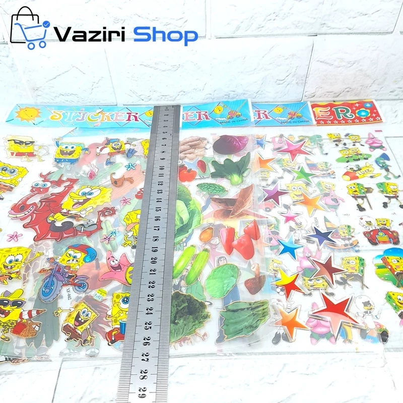 استیکر برچسبی شفاف ، ضد آب سایز 17 * 22 سانتیمتر