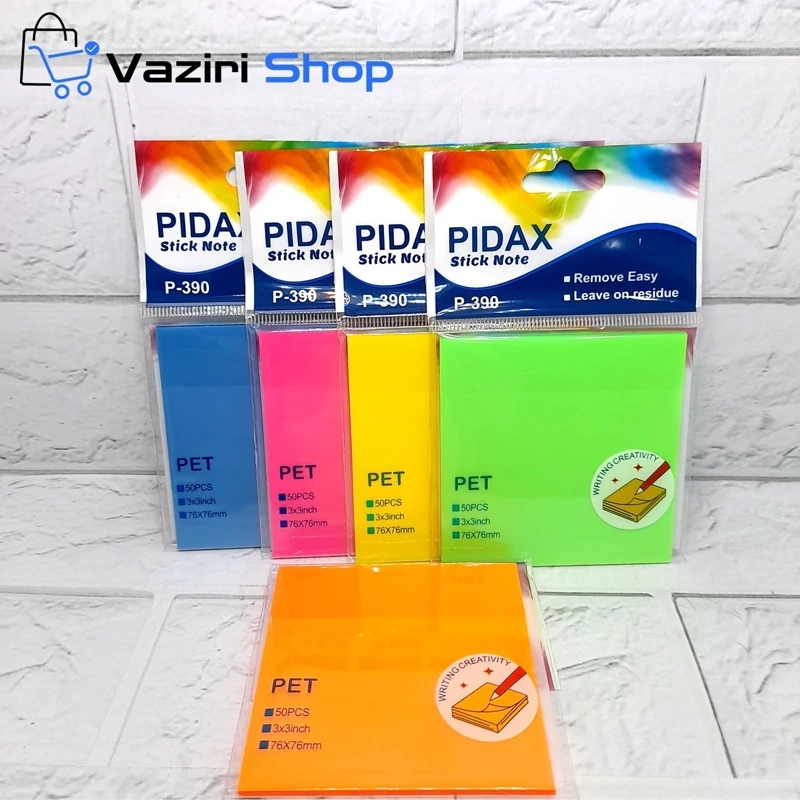 کاغذ یادداشت چسب دار استیک نوت شفاف پیداکس 76 *76