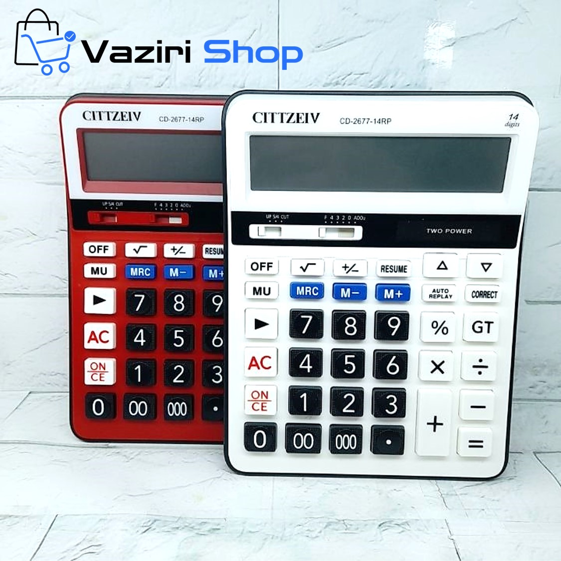 ماشین حساب اداری برند CITTZEIV  (باکیفیت و مقاوم، صنعتی)