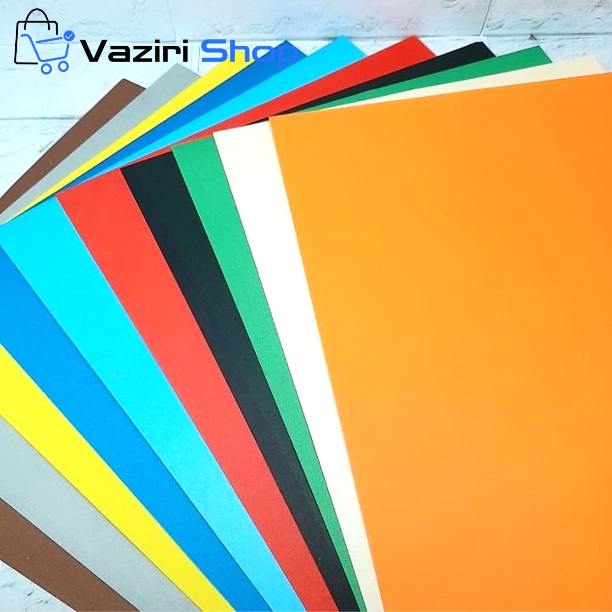 مقوا رنگی شومیز بسته 10 رنگ سایز 24*34 سانتیمتر