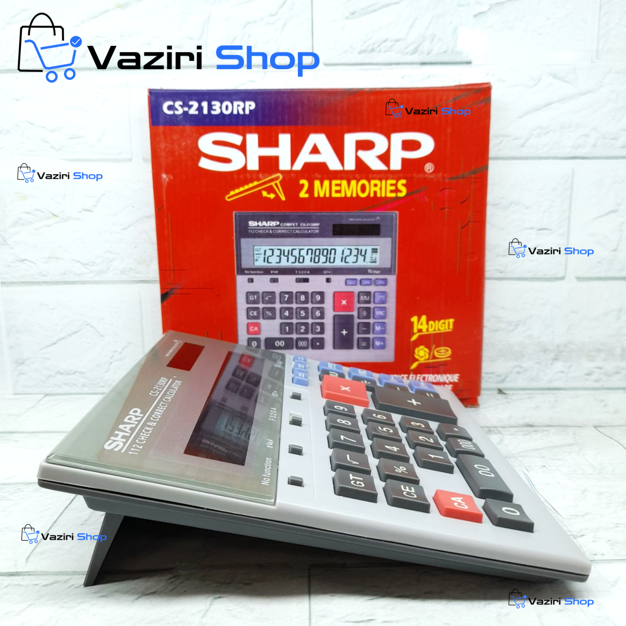 ماشین حساب شارپ/ SHARP مدل CS-2130RP (حرفه ای)
