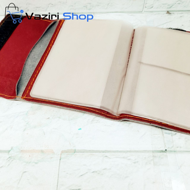 کیف مدارک ، جامدارکی چرم مصنوعی طرح مرسدس بنز