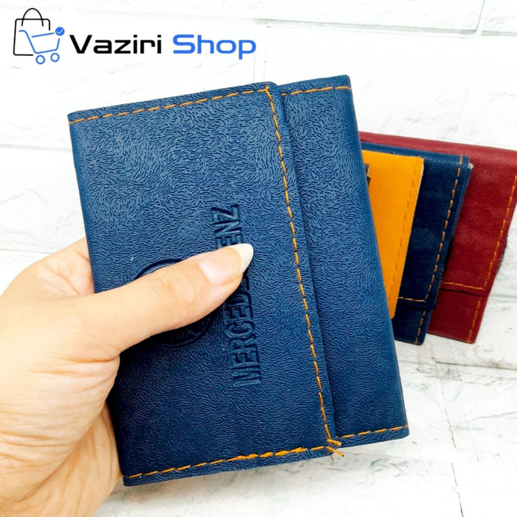 کیف مدارک ، جامدارکی چرم مصنوعی طرح مرسدس بنز