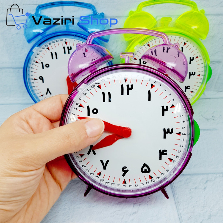 ساعت آموزشی عقربه ای چرخ دنده دار شماره 2 ( NO.2 )
