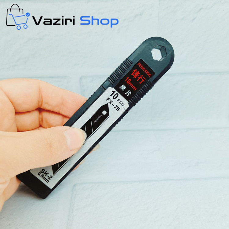 تیغ کاتر بسته ۱۰ عددی بسیار با کیفیت ، صنعتی ، وارداتی